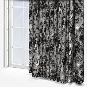 Lava Charcoal Curtain