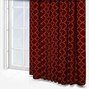 Trellis Rosso Curtain