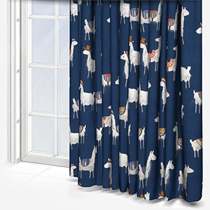 Alpaca Indigo Curtain