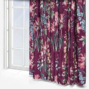 Botanical Studies Velvet Rosella Curtain