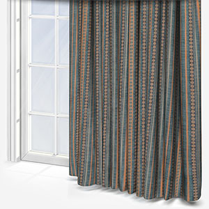 An image of Teal Curtains - iLiv Nalanda Teal Curtain
