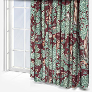 Woodland Retreat Velvet Bordeaux