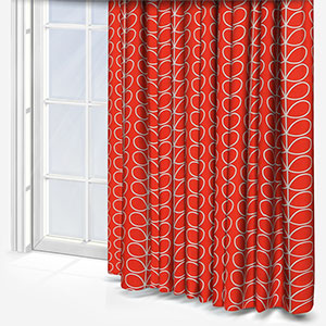 Orla Kiely Linear Stem Tomato Curtain