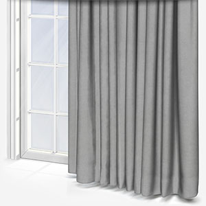 An image of Prestigious Textiles Panama Silver Curtain