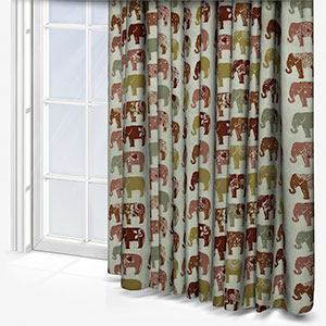 Elephants Spice Curtain