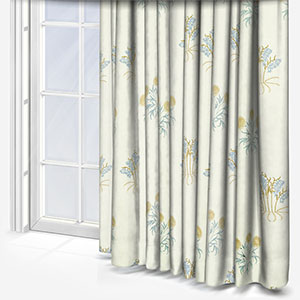 William Morris At Home Lily Flower Embroidery Woad