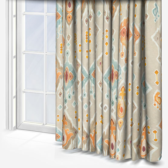 Ashley Wilde Agulla Terracotta curtain