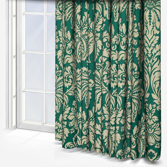 Ashley Wilde Anzio Emerald curtain