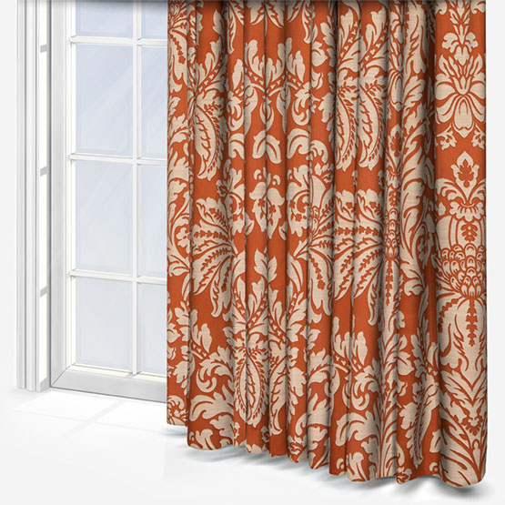 Ashley Wilde Anzio Rust curtain