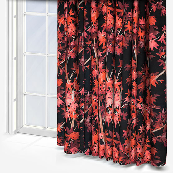 Aspen Scarlet Curtain