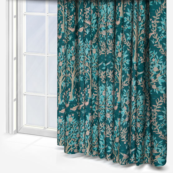 Ashley Wilde Bedgebury Peacock curtain