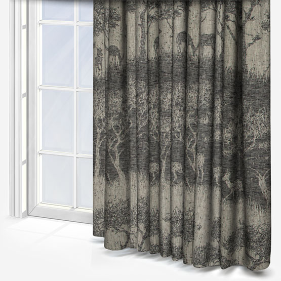 Hastings Charcoal Curtain