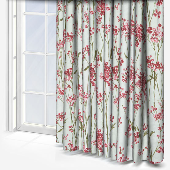 Ashley Wilde Hawthorn Cranberry curtain