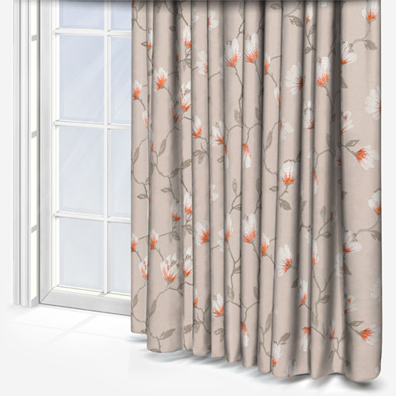 Ashley Wilde Kendal Terracotta Curtain, Terracotta Shower Curtain Uk