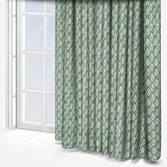 Ashley Wilde Mondrago Olive curtain