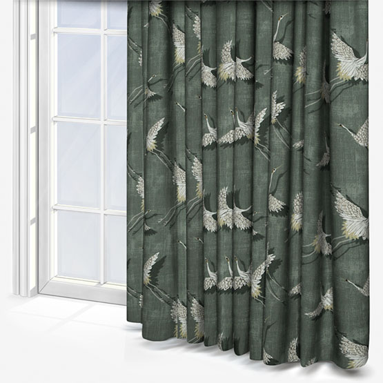 Naoko Olive Curtain