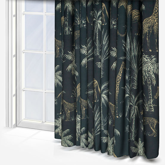 Safari Midnight Curtain