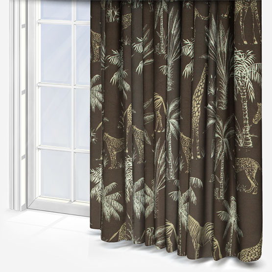 Safari Slate Curtain