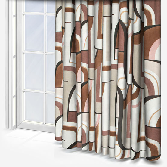 Camengo Chicago Terre De Sienne Curtain