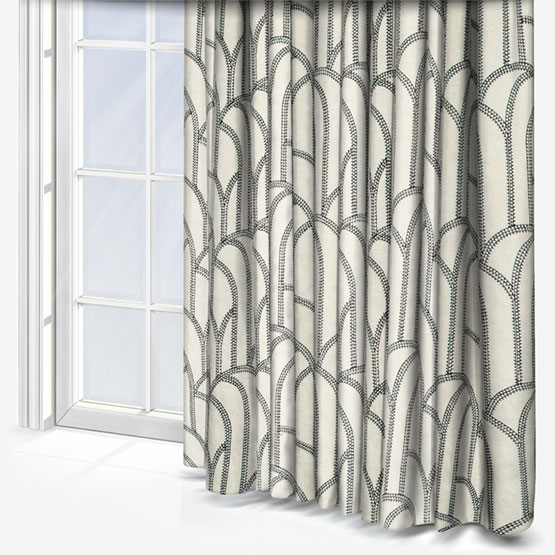 Camengo Grand Rex Black and White Curtain