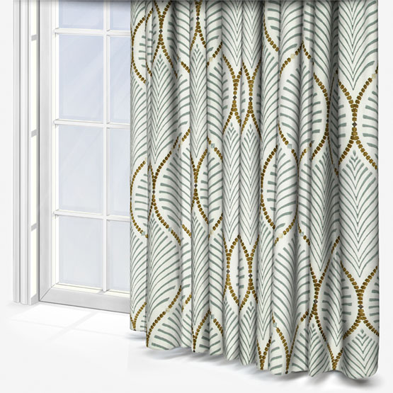 Camengo Jade Gris curtain