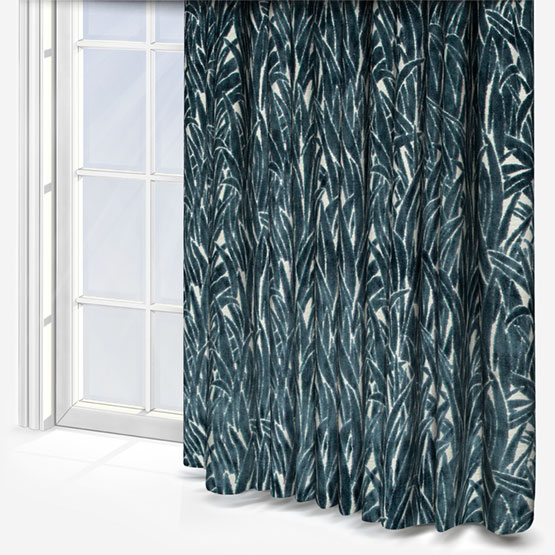 Camengo Kawaga Navy curtain