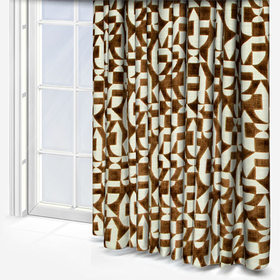 Camengo Lonato Bronze curtain