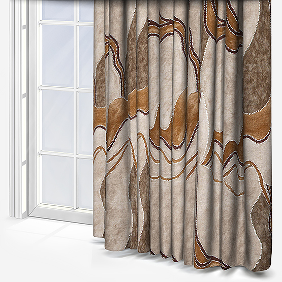 Camengo Nunga Moka Curtain