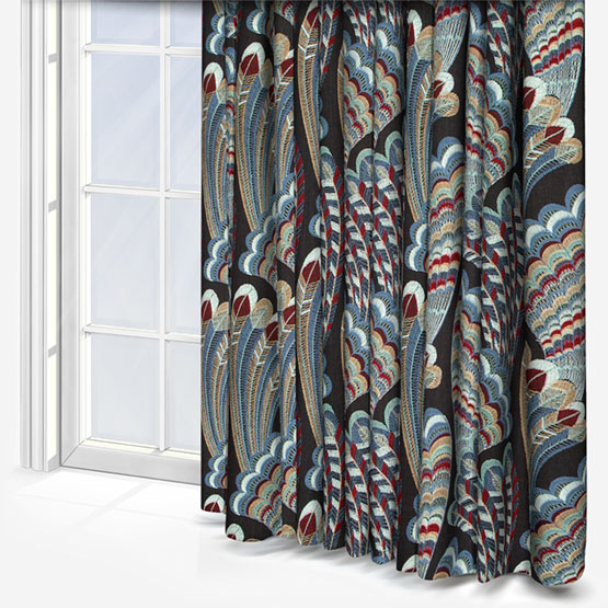 Camengo Piuma Aubergine curtain