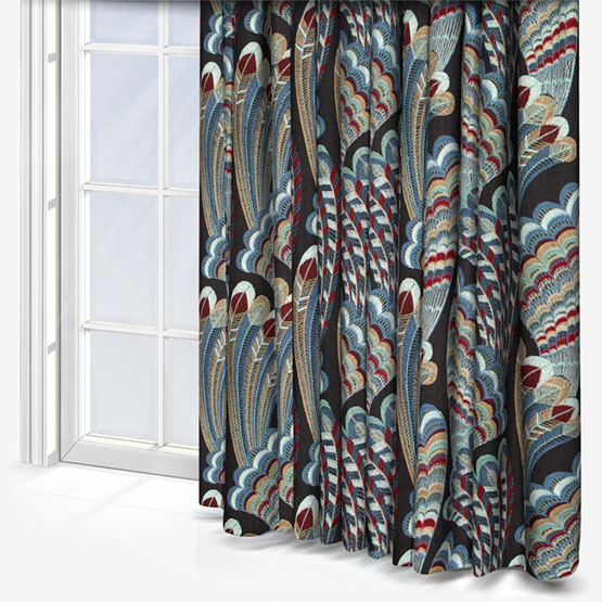 Camengo Piuma Aubergine Curtain