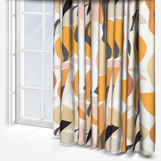 Camengo Raku Print Safran Curtain