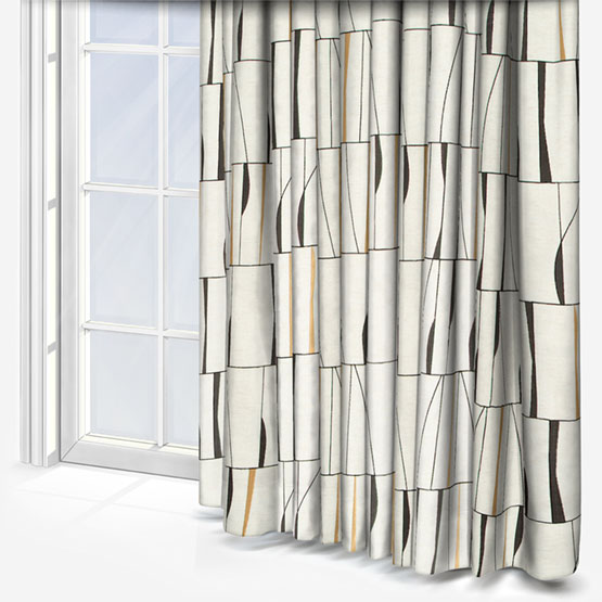 Camengo Souffle De Vitrail Ocre Curtain