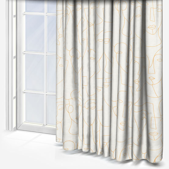 Camengo Visage Linen Or Curtain