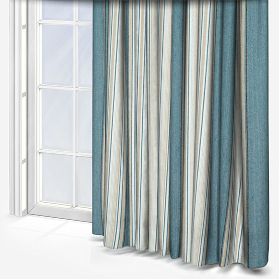 Casamance Aveiro Bleu Deauville Curtain