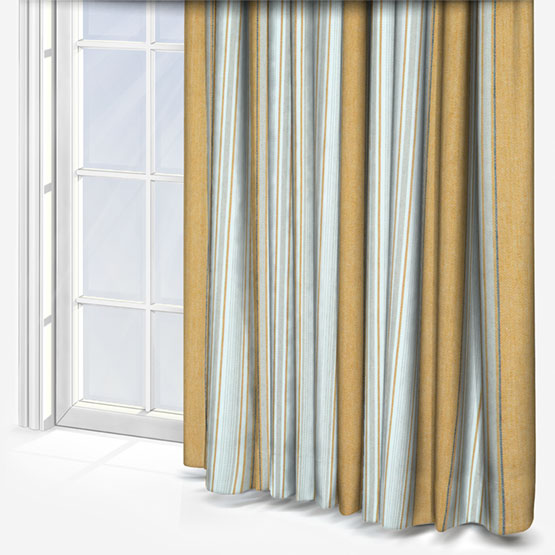 Casamance Aveiro Ocre curtain