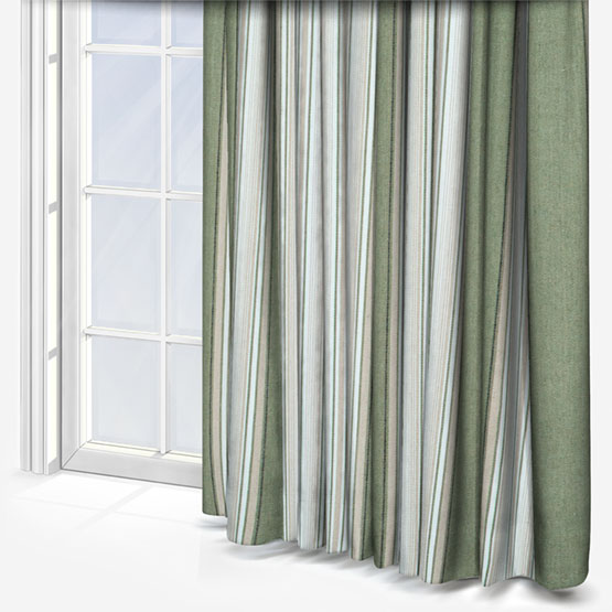 Casamance Aveiro Olive Curtain