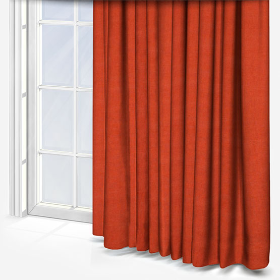 Casamance Casual Orange Brulee curtain