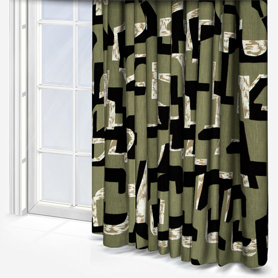 Casamance Colorado Vert Curtain