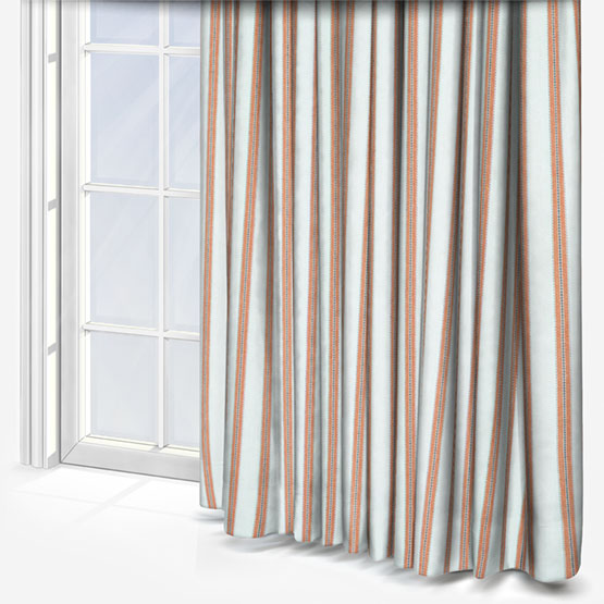 Casamance Evora Orange Brulee curtain