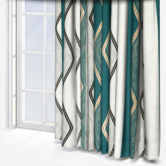 Casamance Mesa Petrole Curtain