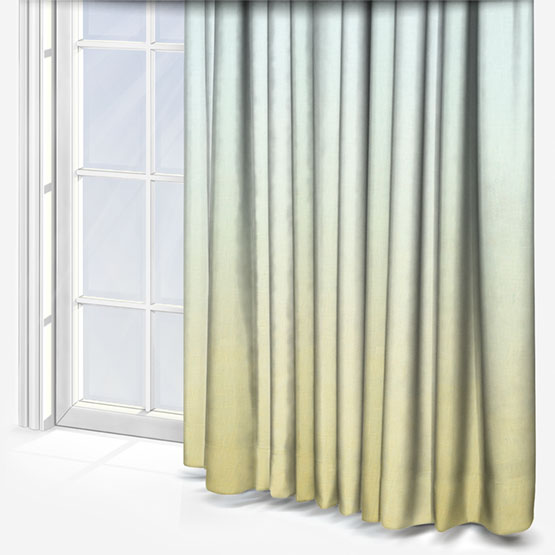 Casamance Winona White Moutarde Curtain