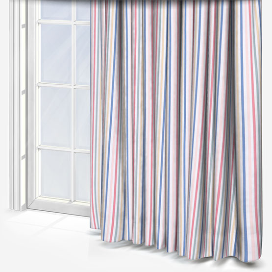 Cath Kidston Mid Stripe Chalk Curtain