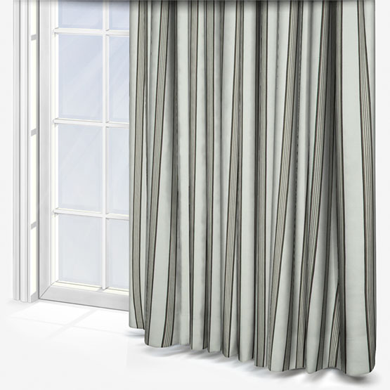 Edison Charcoal & Natural Curtain