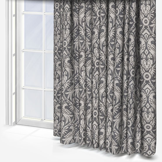 Harewood Charcoal Curtain