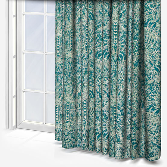 Leopardo Kingfisher Curtain