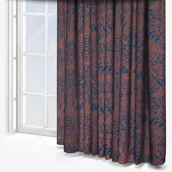 Leopardo Midnight Copper Curtain