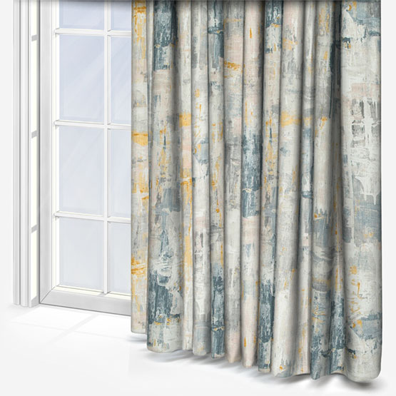 Edinburgh Weavers Abstract Slate Curtain