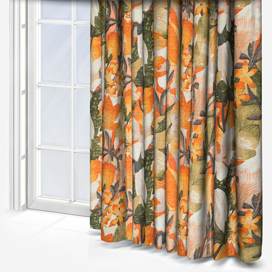 Edinburgh Weavers Lucy Burnt Orange Curtain