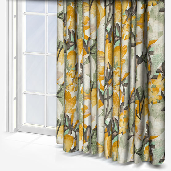 Edinburgh Weavers Lucy Gold Curtain