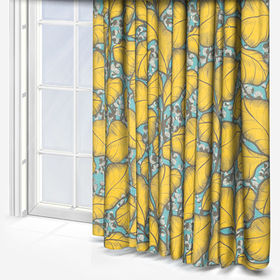 Edinburgh Weavers Magali Teal Curtain